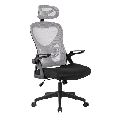 A8980 ΜΑΥΡO/ΓΚΡΙ MESH ΠΟΛΥΘΡΟΝΑ ΓΡΑΦΕΙΟΥ 59X63X46-113/56-122εκ.